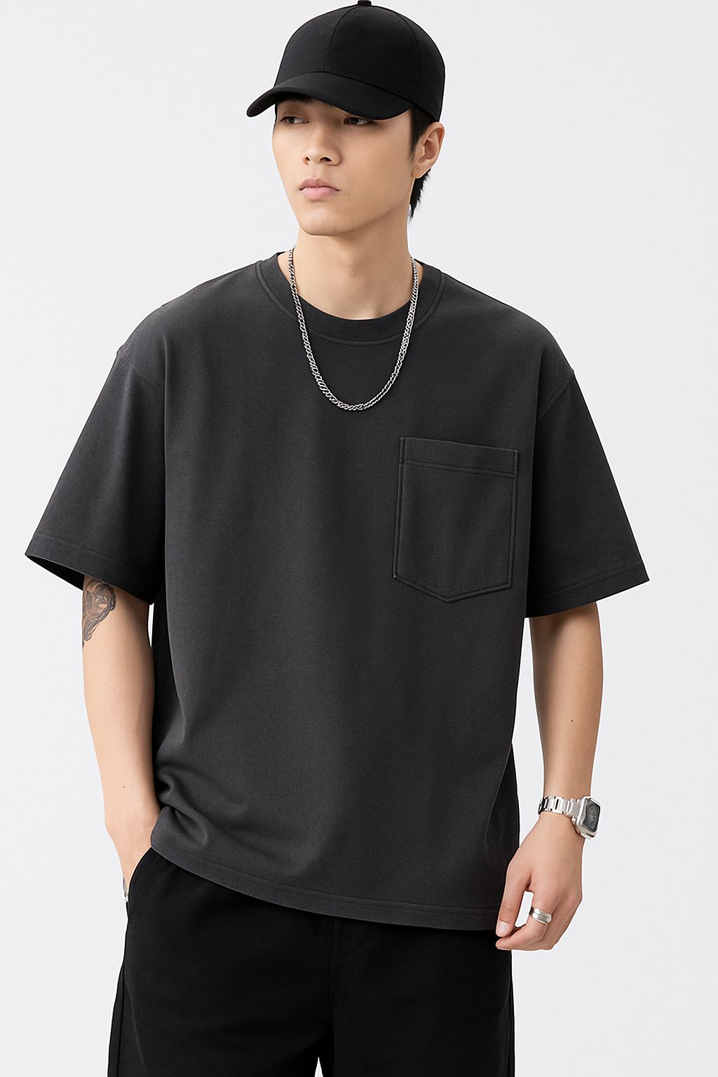 Essential Oversized Pocket T-Shirt